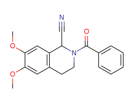 2-BENZOYL-1-CYANO-6,7-DIMETHOXY-1,2,3,4-TETRAHYDROISOQUINOLINE