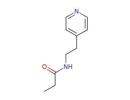 Molecular Structure of 103392-83-2 (Propionamide,  N-[2-(4-pyridyl)ethyl]-  (6CI))