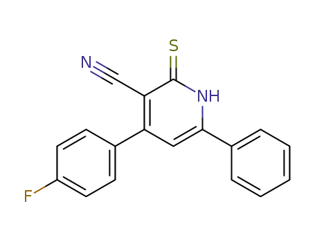 3-Pyridinecarbonitrile, 4-(4-fluorophenyl)-1,2-dihydro-6-phenyl-2-thioxo-
