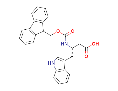 (S)-3-((((9H-Fluoren-9-yl)methoxy)carbonyl)amino)-4-(1H-indol-3-yl)butanoic acid