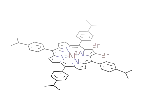 Molecular Structure of 1384190-54-8 (Ni(II)dibromoporphyrin)