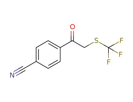 1-(4-cyanophenyl)-2-(trifluoromethylthio)ethanone