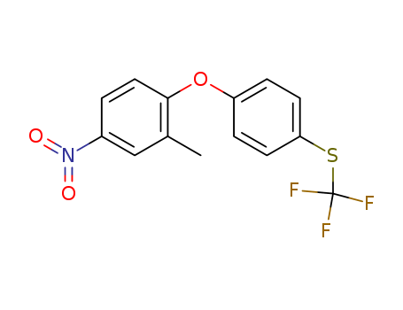 (4-((2-Methyl-4-nitrophenoxy)methyl)phenyl)(trifluoromethyl)sulfane CAS No.106310-21-8