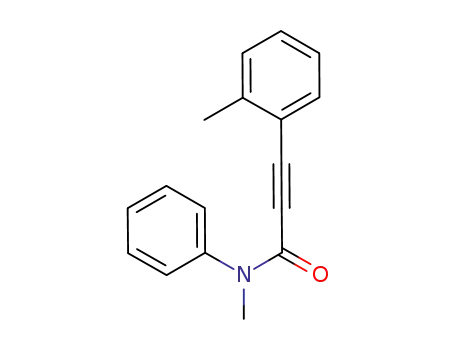 N-methyl-N-phenyl-3-(o-tolyl)propiolamide