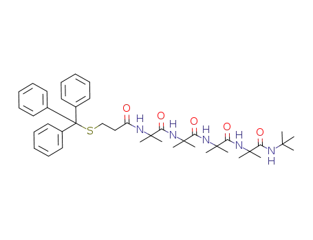 Alaninamide,
2-methyl-N-[1-oxo-3-[(triphenylmethyl)thio]propyl]alanyl-2-methylalanyl-2
-methylalanyl-N-(1,1-dimethylethyl)-2-methyl-