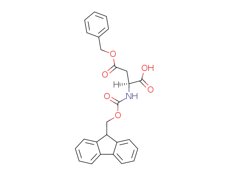 Molecular Structure of 86060-84-6 (Fmoc-L-aspartic acid 4-benzyl ester)