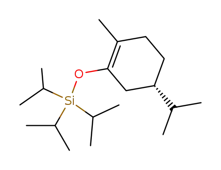 (5S)-(+)-5-isopropyl-2-methyl-1-triisopropylsilyl(oxy)-cyclohex-1-ene