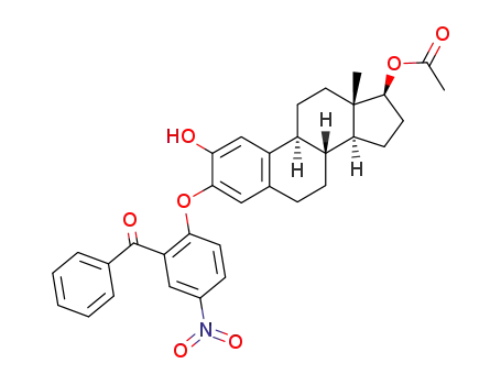 2-(17β-acetoxy-2-hydroxy-estra-1,3,5(10)-trien-3-yloxy)-5-nitro-benzophenone