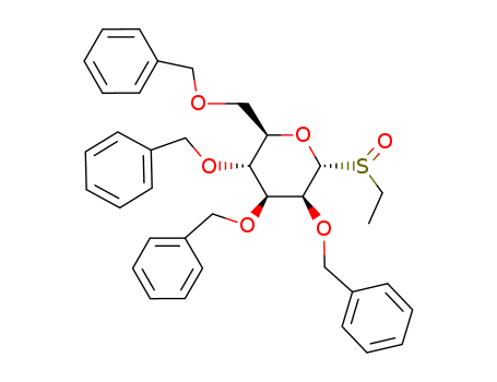 a-D-Mannopyranose,
1-deoxy-1-(ethylsulfinyl)-2,3,4,6-tetrakis-O-(phenylmethyl)-