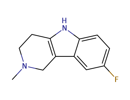 8-fluoro-2-methyl-2,3,4,5-tetrahydro-1H-pyrido[4,3-b]indole(SALTDATA: FREE)