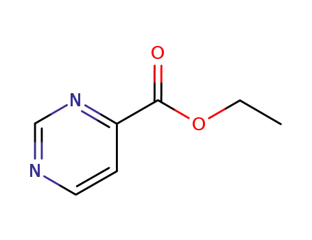 Molecular Structure of 62846-82-6 (Ethyl 4-pyrimidinecarboxylate)