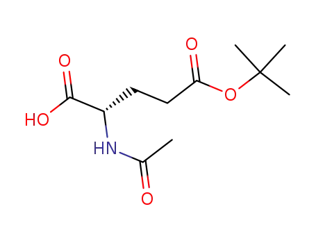 Molecular Structure of 84192-88-1 (AC-GLU(OTBU)-OH)