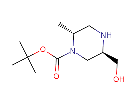 (2R,5R)-5-(hydroxymethyl)-2-methylpiperazine-1-carboxylic acid tert-butyl ester