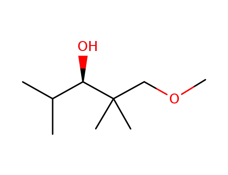 Molecular Structure of 1221590-31-3 ((R)-1-methoxy-2,2,4-trimethyl-pentan-3-ol)
