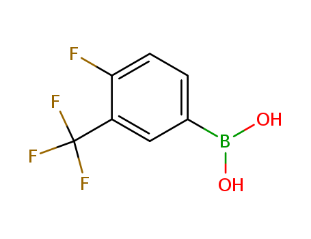 4-FLUORO-3-(TRIFLUOROMETHYL)PHENYLBORONIC ACID 182344-23-6