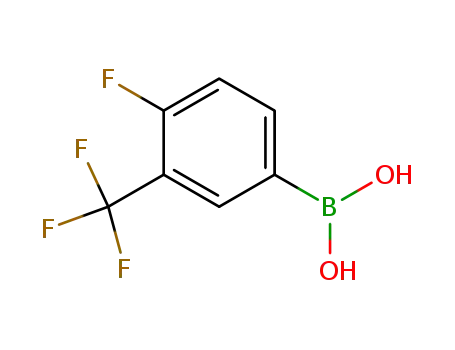 4-FLUORO-3- (트리 플루오로 메틸) 페닐 보론 산