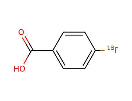 Molecular Structure of 10011-97-9 (4-[<sup>18</sup>F]fluorobenzoic acid)
