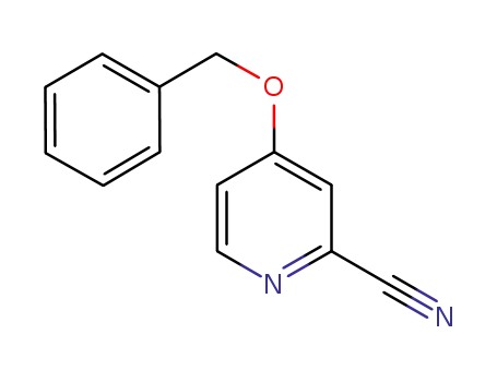 Molecular Structure of 100382-00-1 (4-Benzyloxy-2-cyanopyridine)