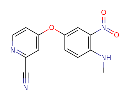 2-Pyridinecarbonitrile, 4-[4-(methylamino)-3-nitrophenoxy]-
