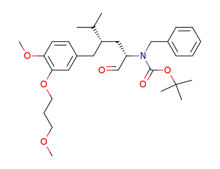 Benzyl-{(1S,3S)-1-formyl-3-[4-methoxy-3-(3-methoxy-propoxy)-benzyl]-4-methyl-pentyl}-carbamic acid tert-butyl ester