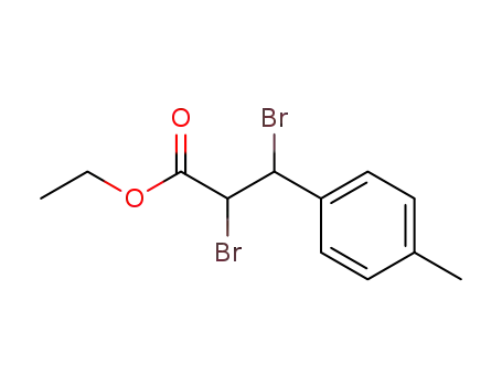 벤젠프로판산, .alpha.,.beta.-dibroMo-4-Methyl-, 에틸 e