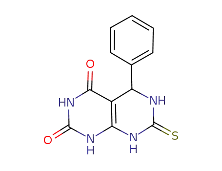 Molecular Structure of 946425-41-8 (5-phenyl-7-thioxo-1,2,3,4,5,6,7,8-octahydropyrimido[4,5-d]pyrimidine-2,4-dione)