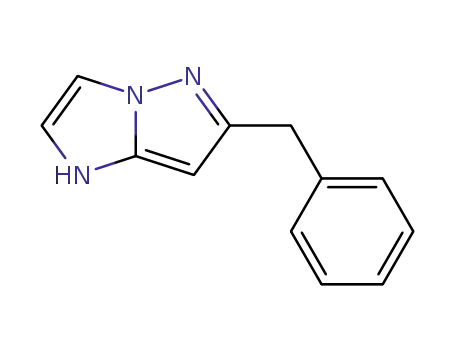 Molecular Structure of 130599-24-5 (6-(Phenylmethyl)-1H-imidazo(1,2-b)pyrazole)