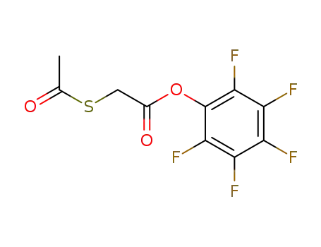 Acetic acid, (acetylthio)-, pentafluorophenyl ester