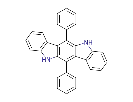 Molecular Structure of 910217-11-7 (6,12-diphenyl-5,11-dihydroindolo[3,2-b]carbazole)