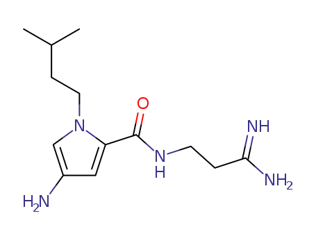 1H-Pyrrole-2-carboxamide,
4-amino-N-(3-amino-3-iminopropyl)-1-(3-methylbutyl)-