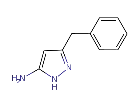 Molecular Structure of 150712-24-6 (5-BENZYL-1H-PYRAZOL-3-AMINE)