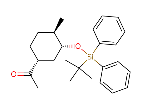 (1'R,3'R,4'R)-1-{4'-Methylcyclohexyl-3'-(tert-butyldiphenylsilanyloxy)}ethanone