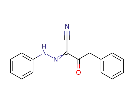 Benzenebutanenitrile, b-oxo-a-(phenylhydrazono)-