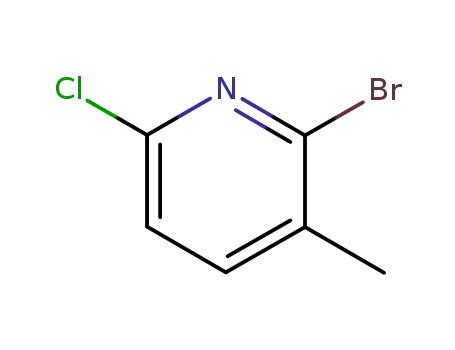 Molecular Structure of 867377-03-5 (2-Bromo-6-chloro-3-methylpyridine)