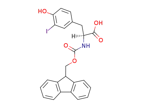 Molecular Structure of 134486-00-3 (FMOC-3-IODO-L-TYROSINE)