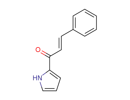 Molecular Structure of 22563-48-0 (2-Propen-1-one, 3-phenyl-1-(1H-pyrrol-2-yl)-, (2E)-)