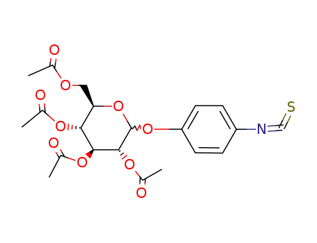 (4-isothiocyanato-phenyl)-(tetra-<i>O</i>-acetyl-ξ-D-glucopyranoside)