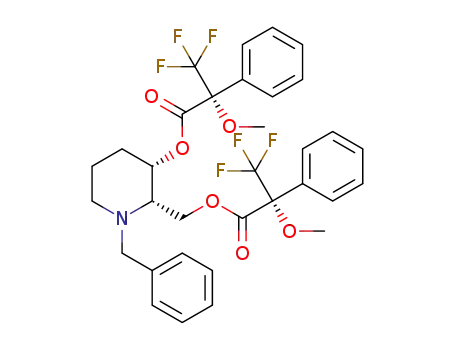 (2S,3S)-1-(phenylmethyl)-2-{[(2R)-3,3,3-trifluoro-2-methoxy-1-oxo-2-phenylpropoxy]methyl}piperidin-3-yl (αR)-α-methoxy-α-(trifluoromethyl)benzeneacetate