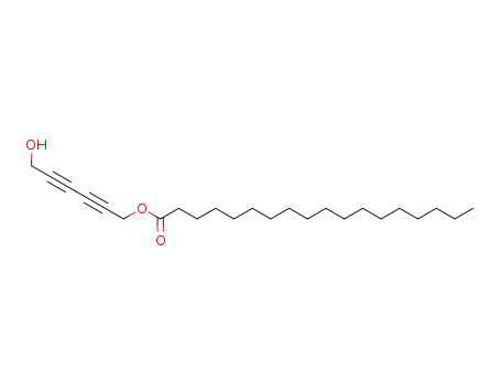 Molecular Structure of 60787-37-3 (Octadecanoic acid, 6-hydroxy-2,4-hexadiynyl ester)