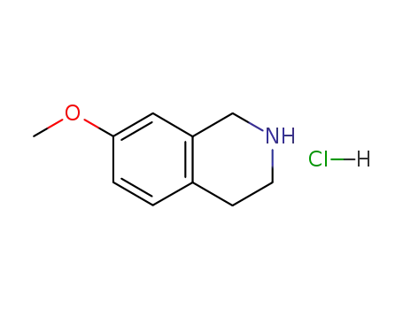Molecular Structure of 1745-05-7 (7-METHOXY-1,2,3,4-TETRAHYDRO-ISOQUINOLINE HYDROCHLORIDE)