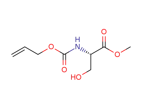Molecular Structure of 136194-92-8 (ALOC-SER-OME)