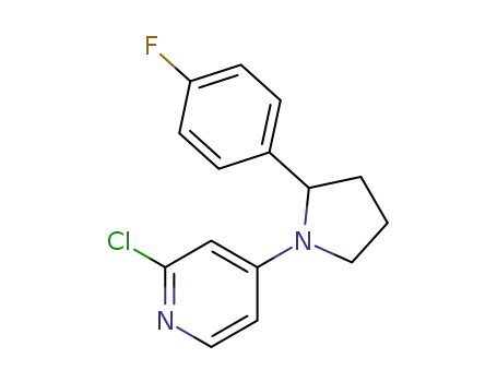 2-chloro-4-[2-(4-fluoro-phenyl)-pyrrolidin-1-yl]-pyridine
