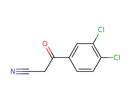 Molecular Structure of 4640-68-0 (3,4-DICHLOROBENZOYLACETONITRILE)