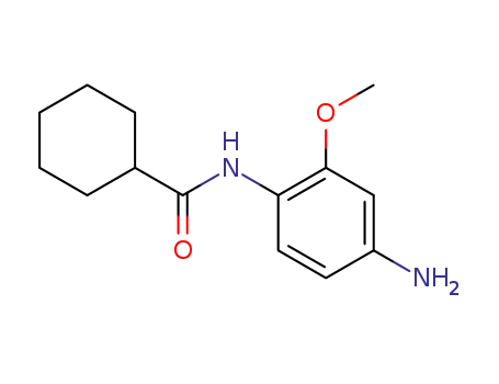 Molecular Structure of 436091-36-0 (Cyclohexanecarboxamide, N-(4-amino-2-methoxyphenyl)- (9CI))