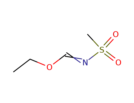 Molecular Structure of 67734-29-6 (Methanimidic acid, N-(methylsulfonyl)-, ethyl ester)