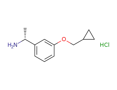 (R)-1-(3-(cyclopropylmethoxy)phenyl)ethanamine hydrochloride