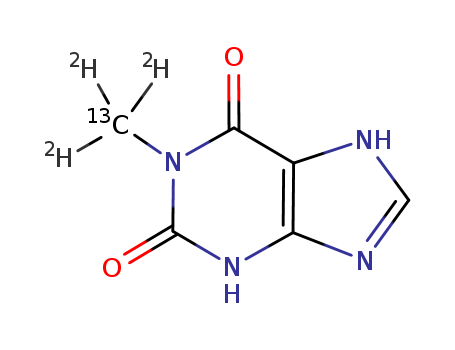 1-Methylxanthine-13C,D3(1202865-49-3)