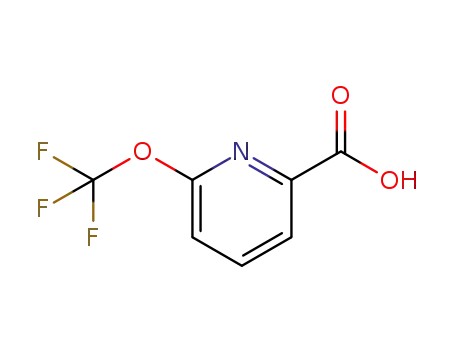 Molecular Structure of 1221172-11-7 (6-(trifluoromethoxy)picolinic acid)