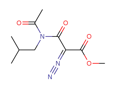 methyl 3-[acetyl(isobutyl)amino]-2-diazo-3-oxopropanoate