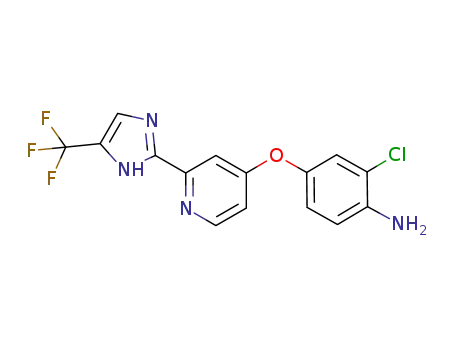 C<sub>15</sub>H<sub>10</sub>ClF<sub>3</sub>N<sub>4</sub>O